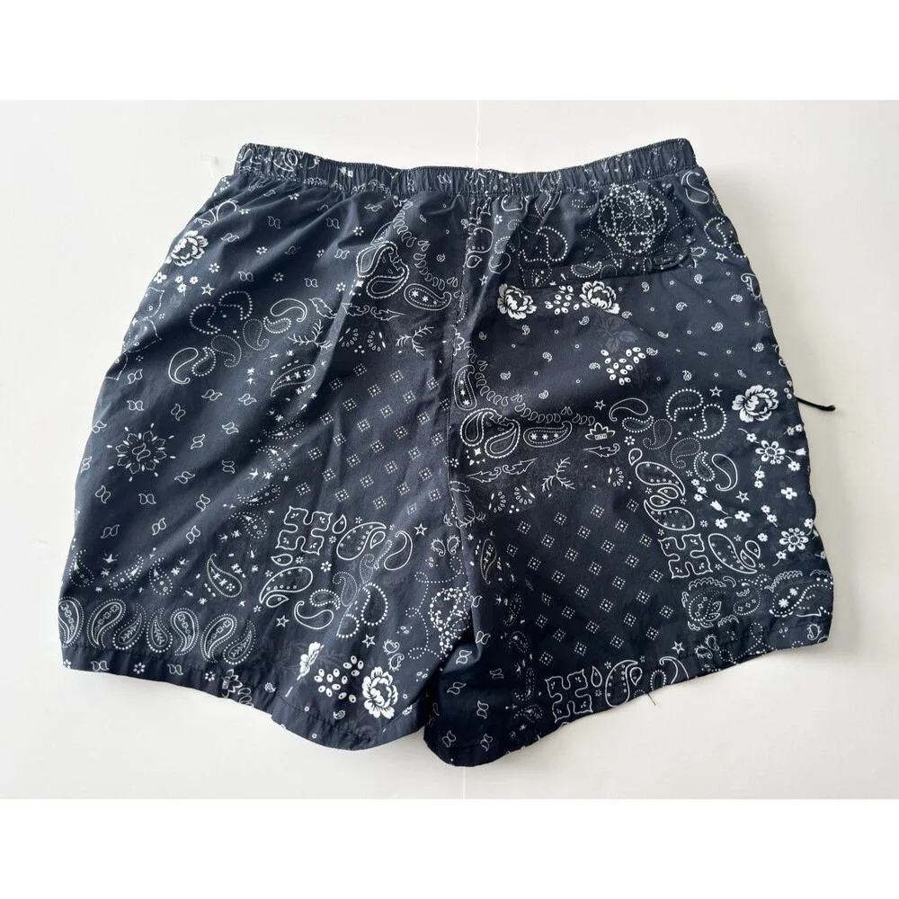 Kith Men’s Paisley Collins Swim Shorts Black Size XS Extra Small